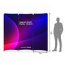 Magnetisches Stoff-Messestandsystem – Modell 2 (2m x 2m)