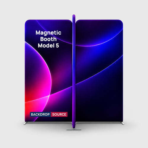 Magnetisches Stoff-Messestandsystem – Modell 5 (2m x 2m)
