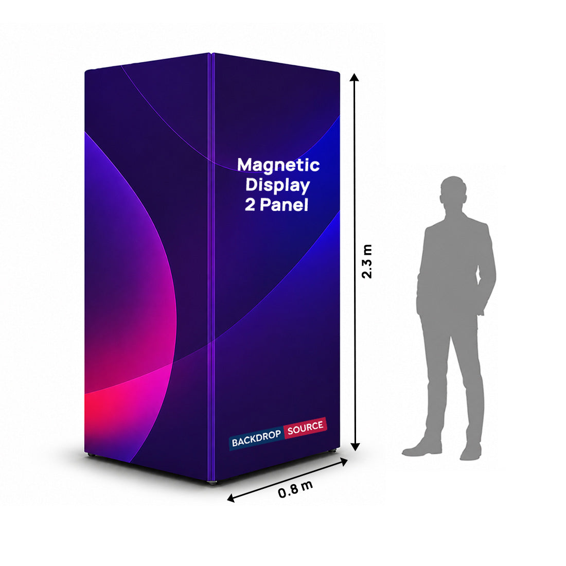 Magnetische Displays - 2 Panel