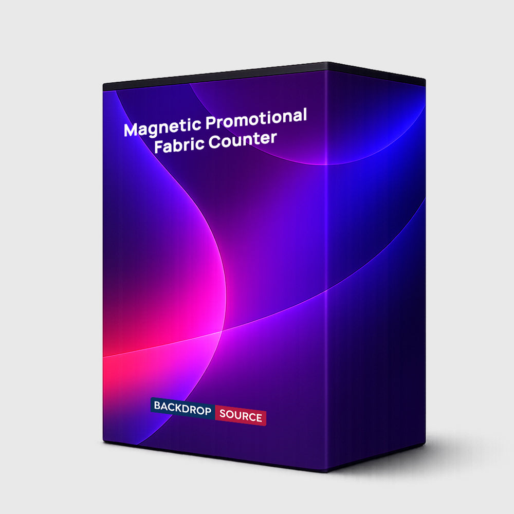 Magnetischer Promotionstresen aus Stoff