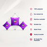 Mittleres dreieckiges Stoff-GeoMetrix-Pop-up-Rasterdisplay