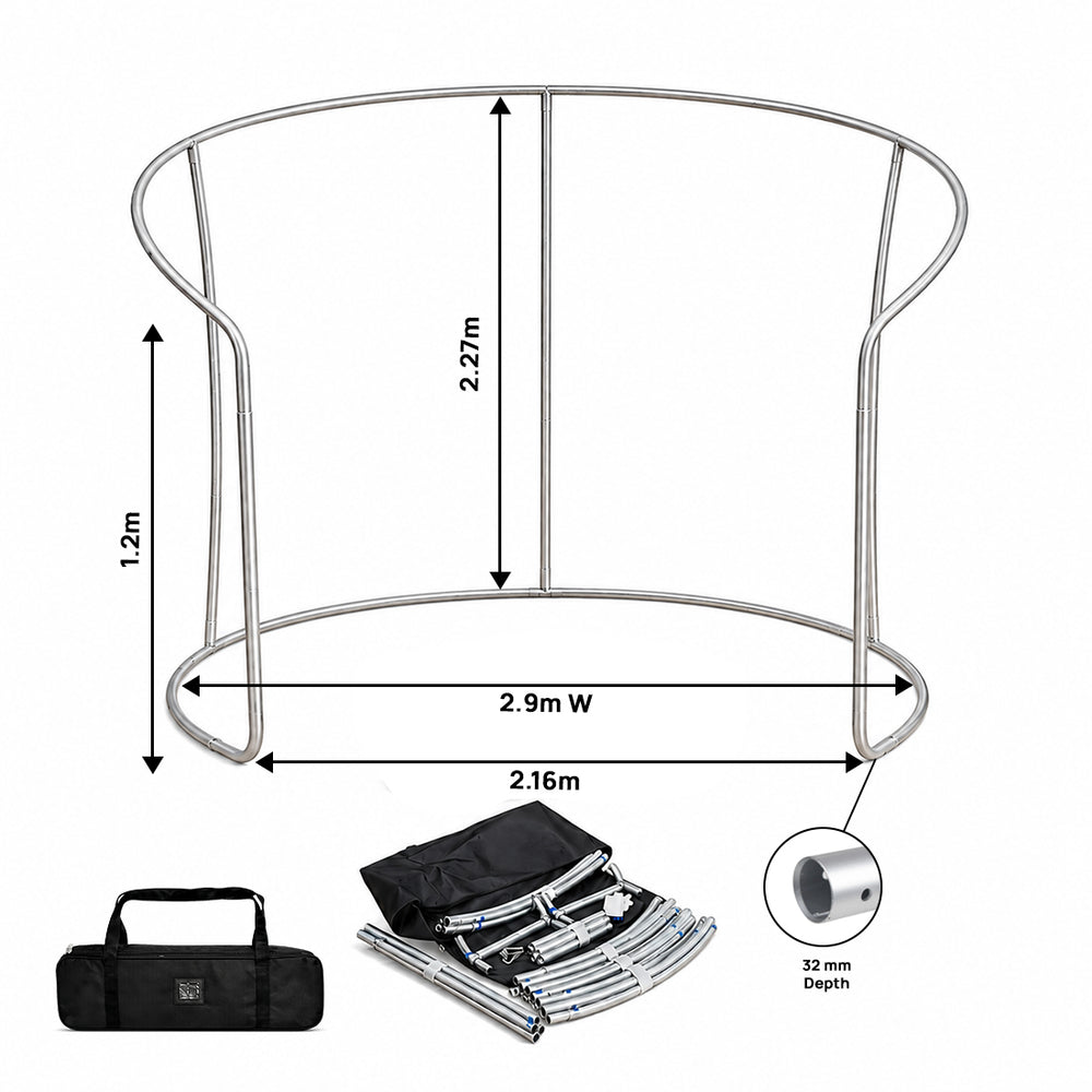 Meeting-Pod-Display aus Stoff