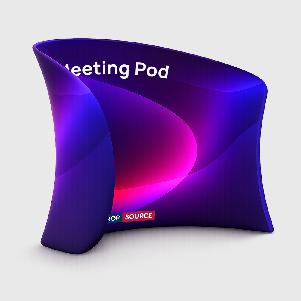 Meeting-Pod-Display aus Stoff