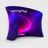Meeting-Pod-Display aus Stoff