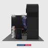 Modular L Arch TV Display Exhibition Kit for 3m Wide Booths
