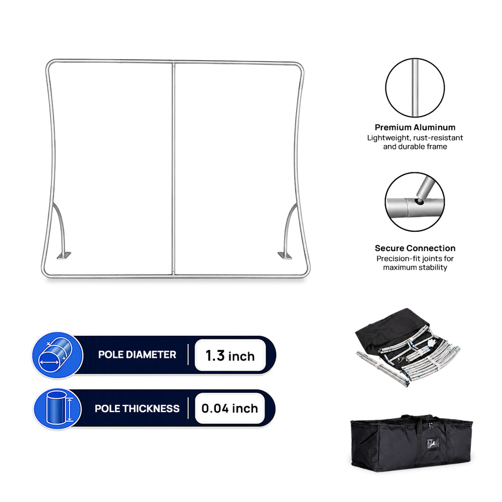 Modularer U-förmiger Stoffdisplayständer