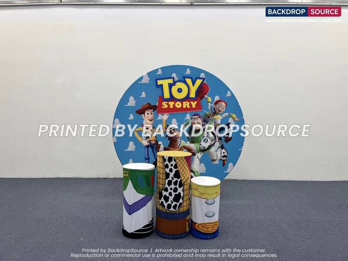Round Party Backdrop Sets