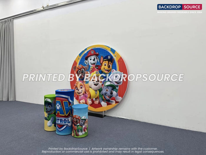 Round Party Backdrop Sets