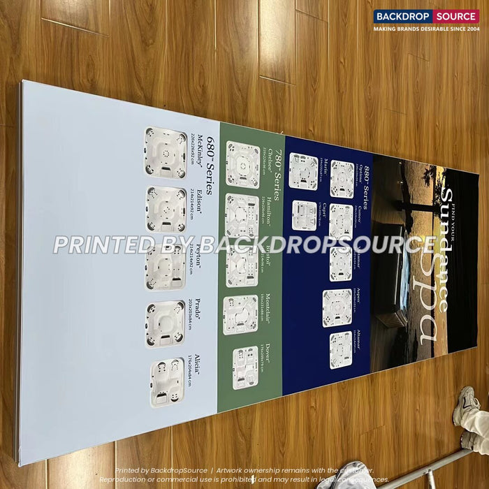 Non-Lit SEG Fabric Media Walls