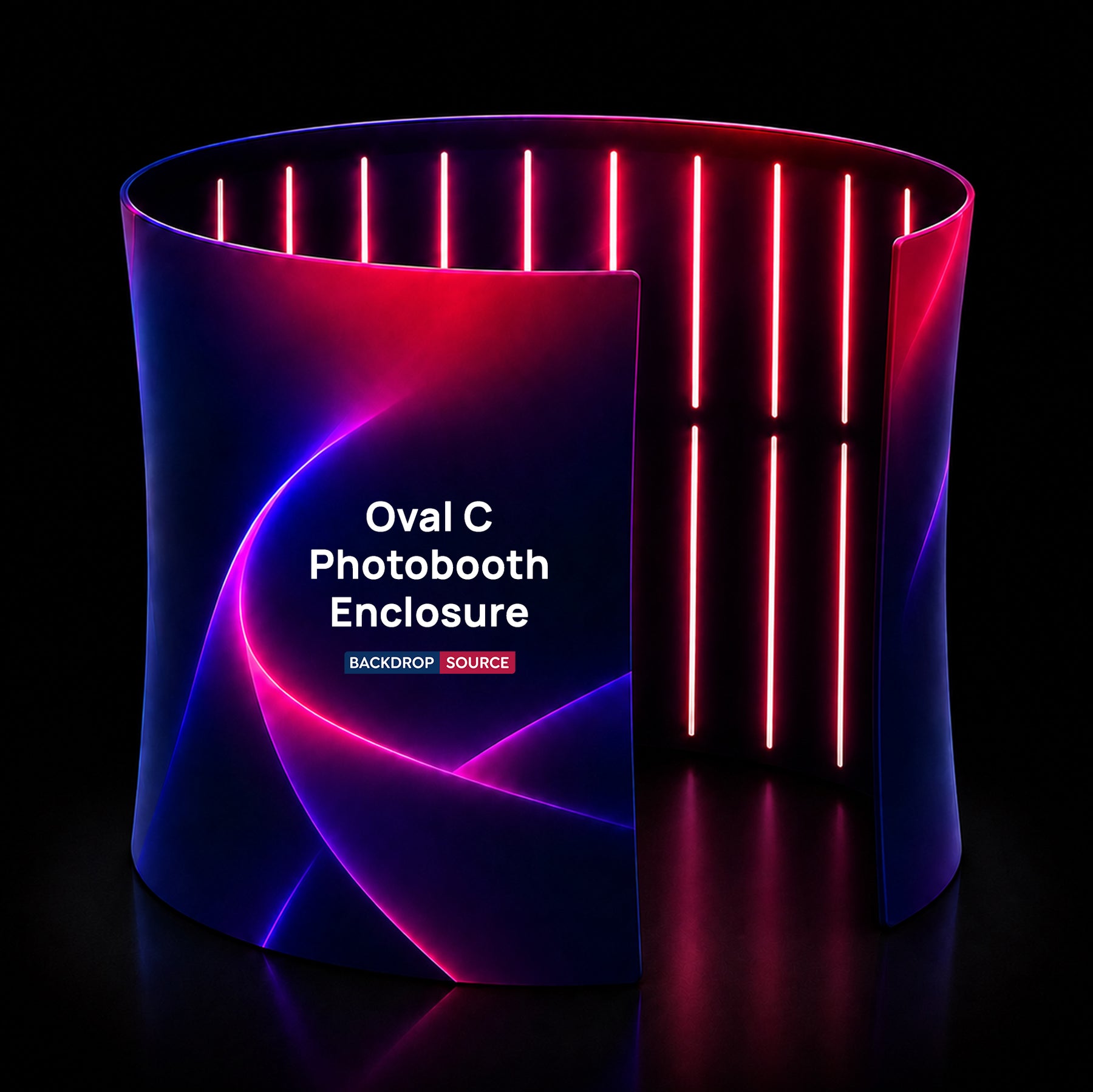 The Oval C Photobooth Enclosure