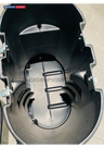 Ovallförmiger Hartschalenkoffer – fasst 6-m-Sets