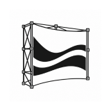 Individuell gestaltete Pop-up-Display-Banner