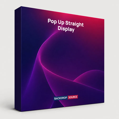 Mobile gerade Pop-up-Wand aus Stoff