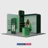 Portable Exhibit Display 3m x 3m - Model 19