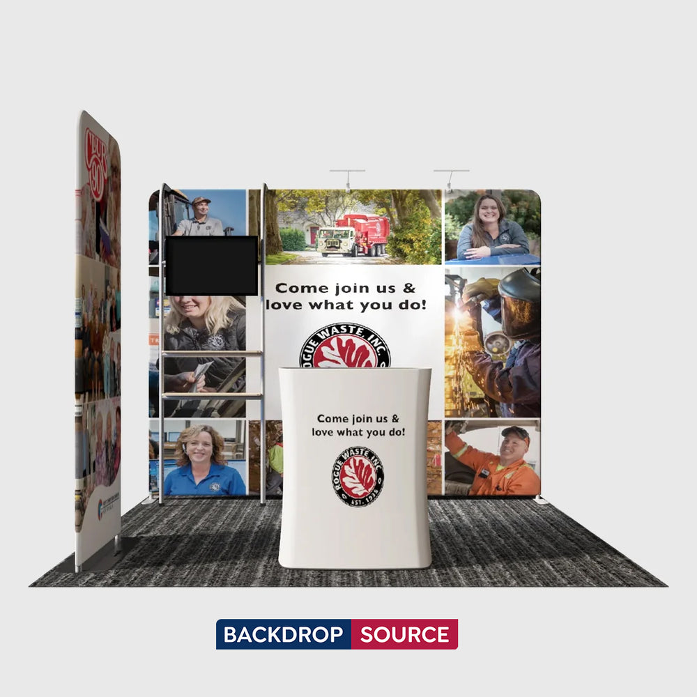 Tragbare Ausstellungswand 3m x 3m – Modell 22