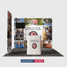 Tragbare Ausstellungswand 3m x 3m – Modell 22