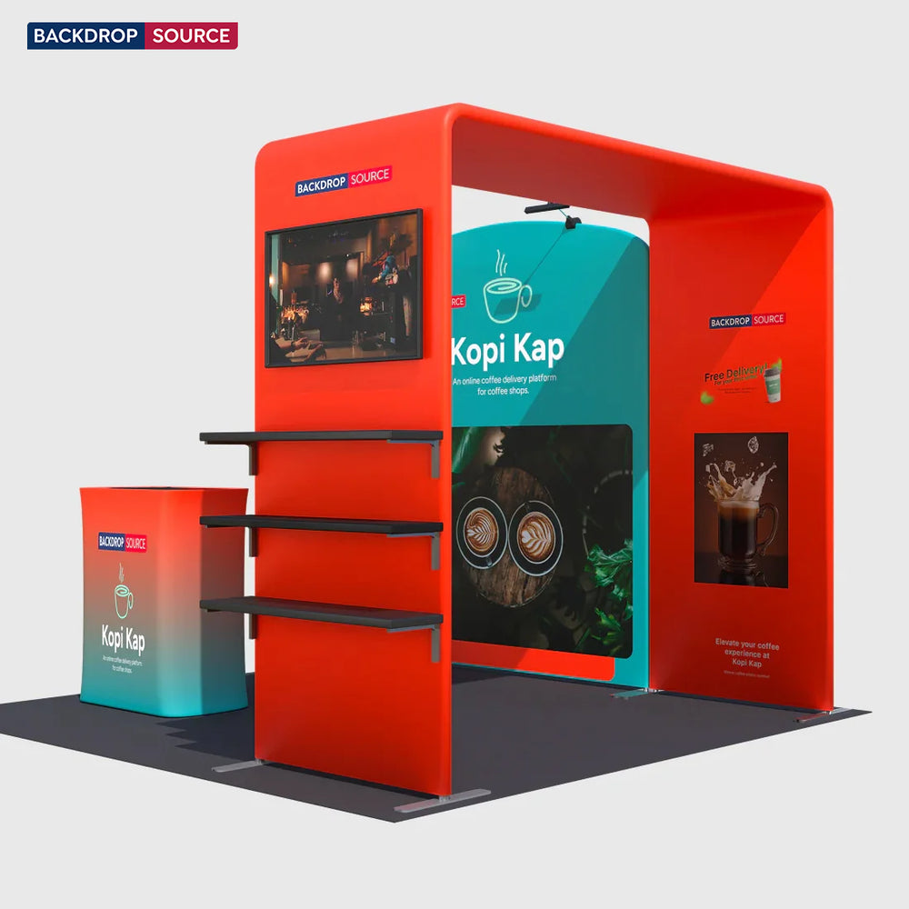 Portable Exhibit Display 3m x 3m - Model 37