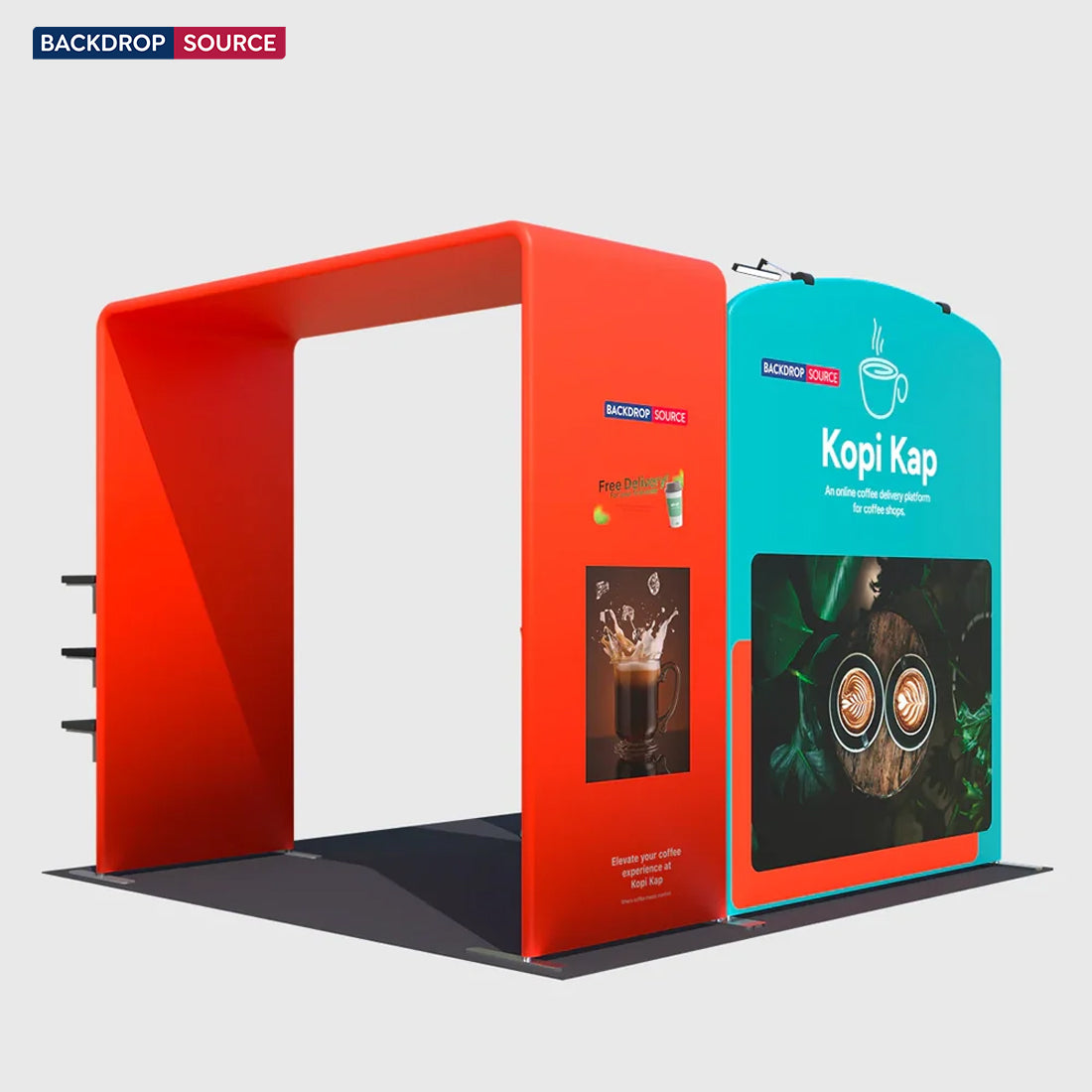 Tragbare Messedisplaywand 3m x 3m – Modell 37