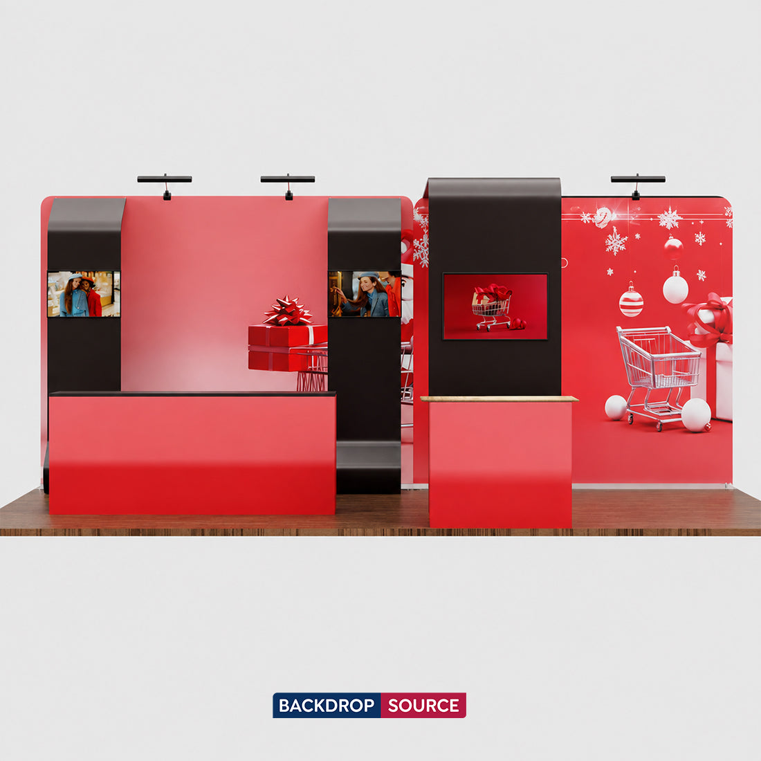 Mobiles Ausstellungsdisplay 6m x 3m – Modell 20