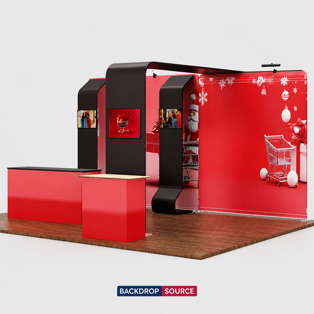Mobiles Ausstellungsdisplay 6m x 3m – Modell 20