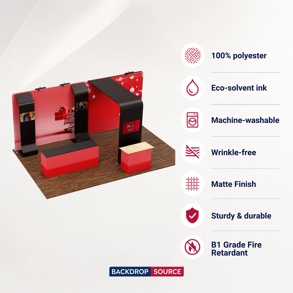 Mobiles Ausstellungsdisplay 6m x 3m – Modell 20