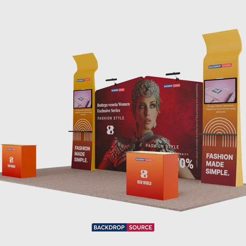 Mobiles Ausstellungsdisplay 6m x 3m – Modell 22