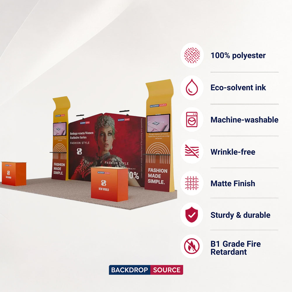 Mobiles Ausstellungsdisplay 6m x 3m – Modell 22