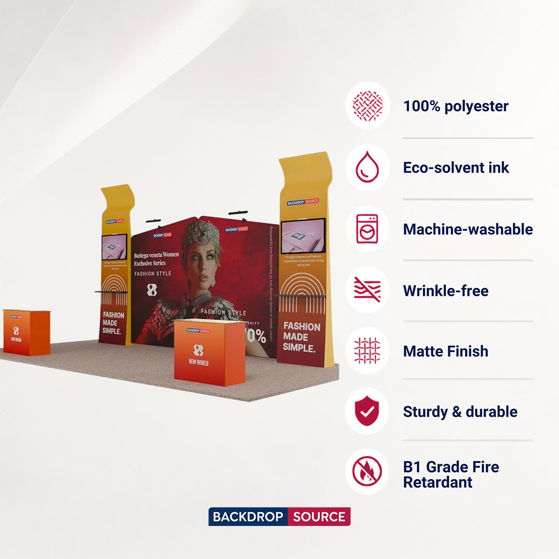 Mobiles Ausstellungsdisplay 6m x 3m – Modell 22