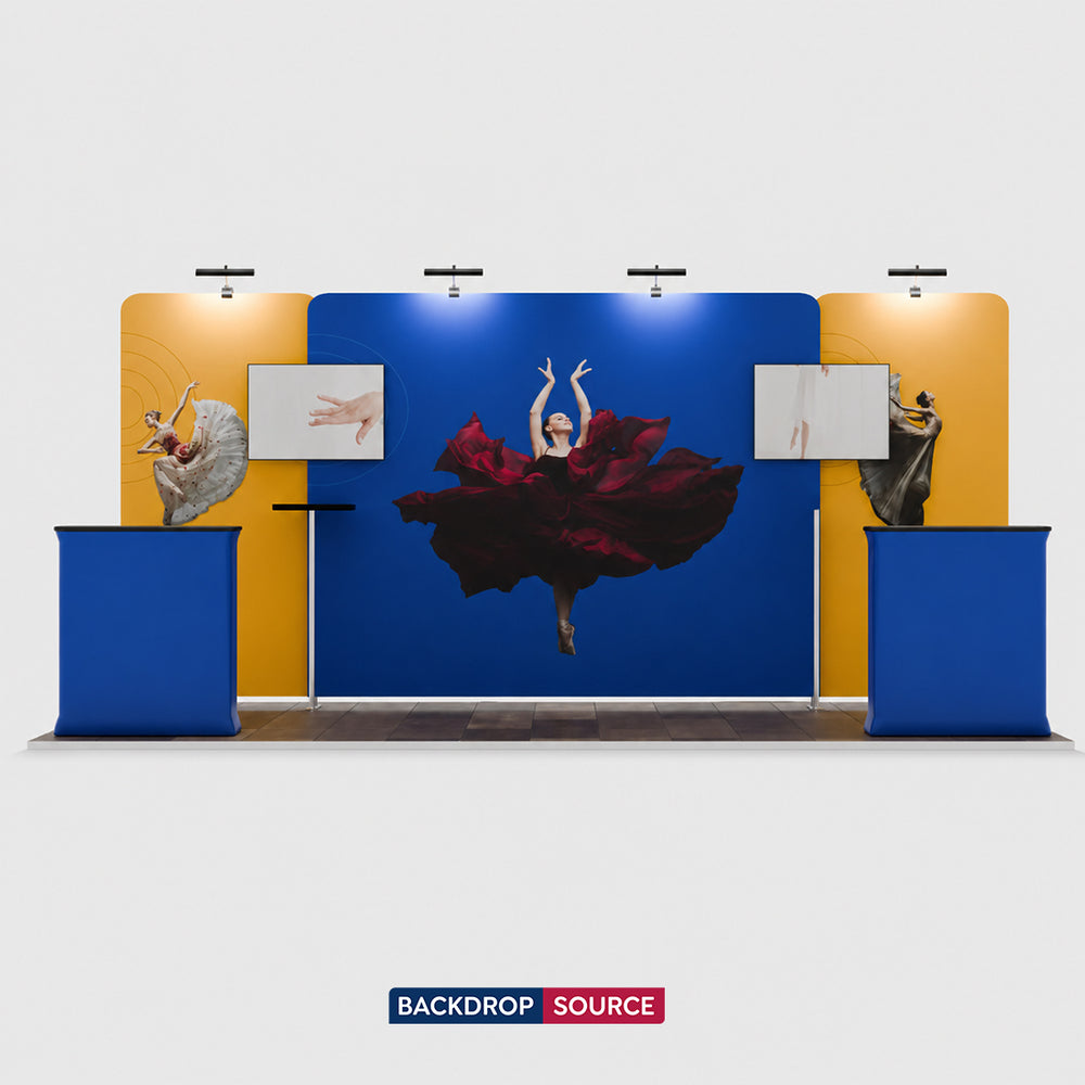 Tragbares Ausstellungsdisplay 6m x 3m – Modell 4