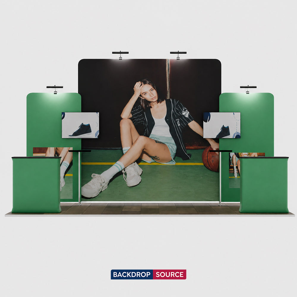 Tragbares Ausstellungsdisplay 6m x 3m – Modell 5