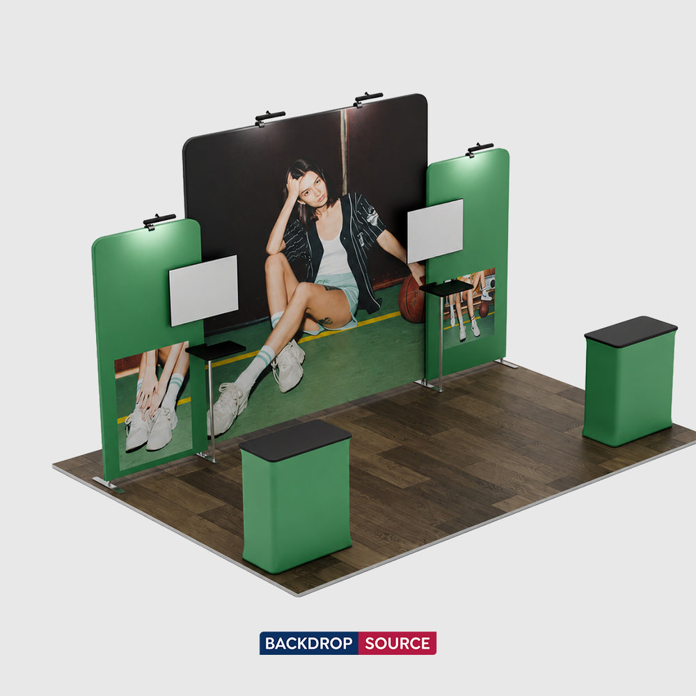 Tragbares Ausstellungsdisplay 6m x 3m – Modell 5