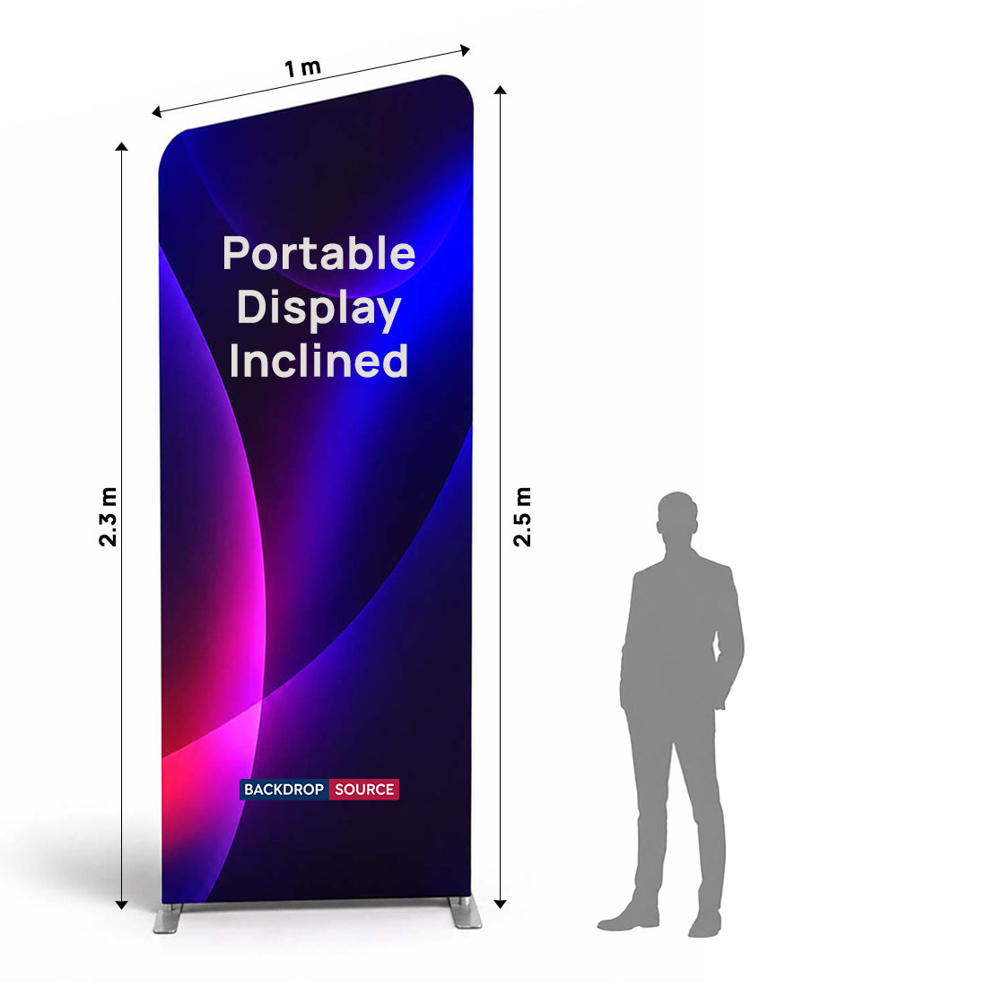 Portable Exhibit Display - Inclined
