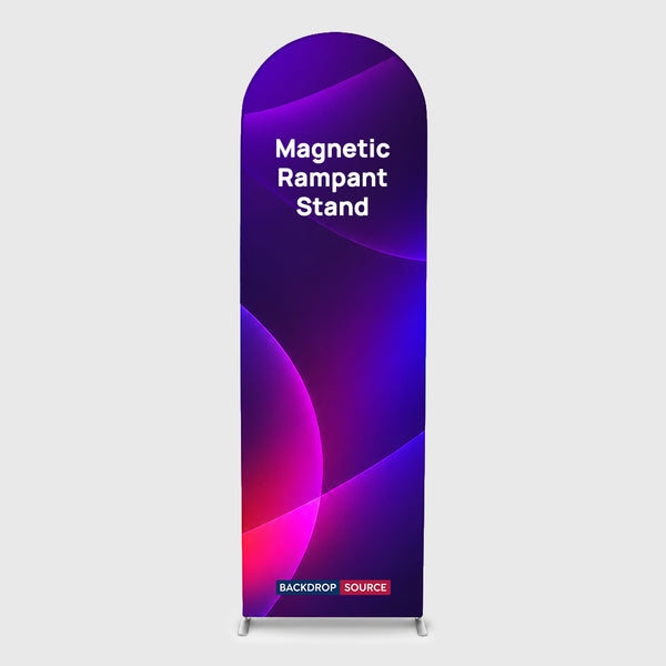 Tragbarer magnetischer Spannstoffständer mit ansteigender Form