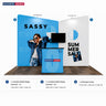 Tragbares Ausstellungsdisplay 3m x 3m – Modell 4