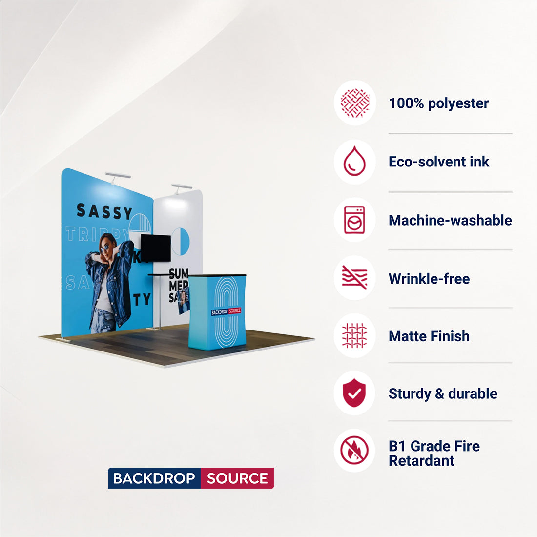 Tragbares Ausstellungsdisplay 3m x 3m – Modell 4