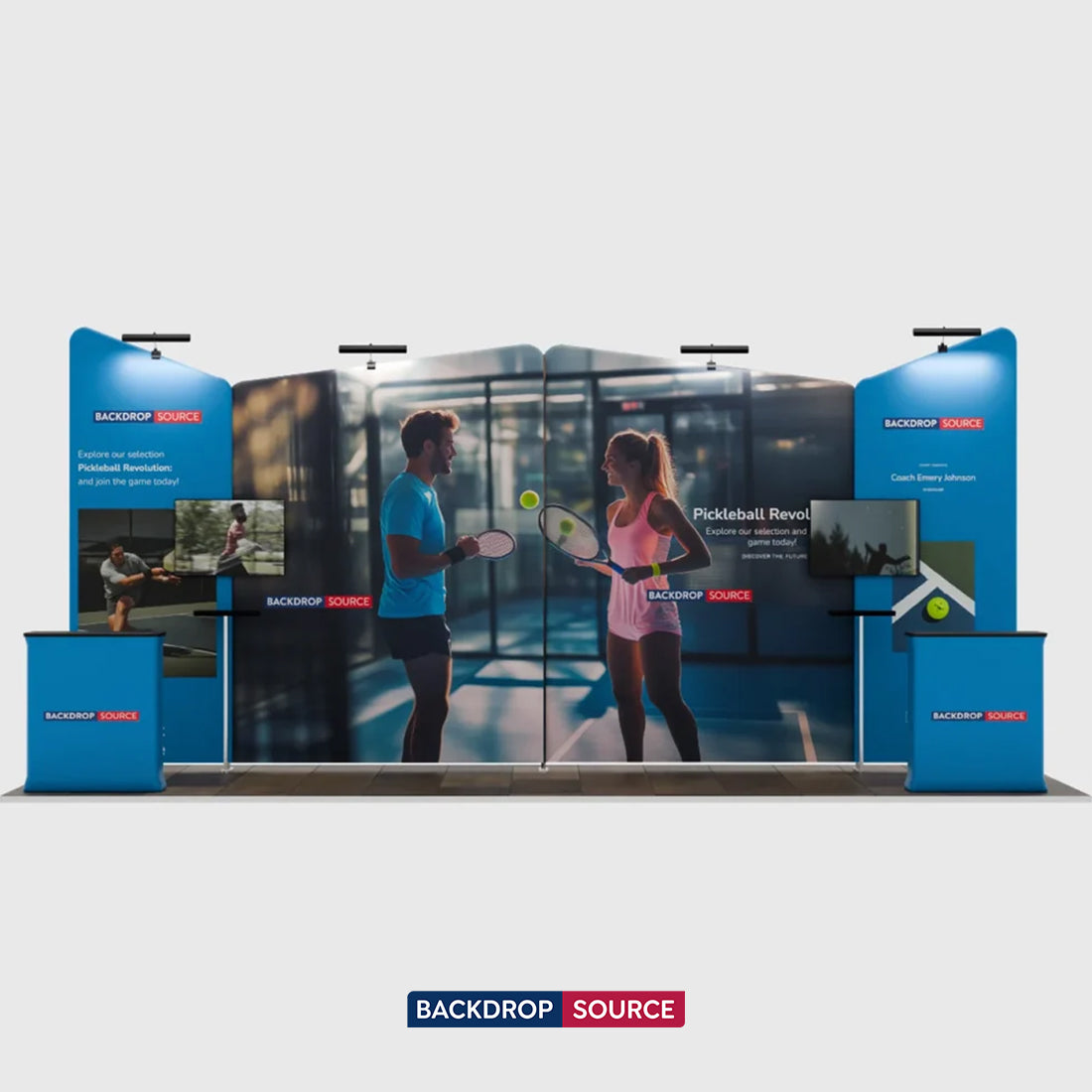 Tragbares Ausstellungsdisplay 6m x 3m – Modell 2