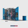 Tragbares Ausstellungsdisplay 6m x 3m – Modell 2