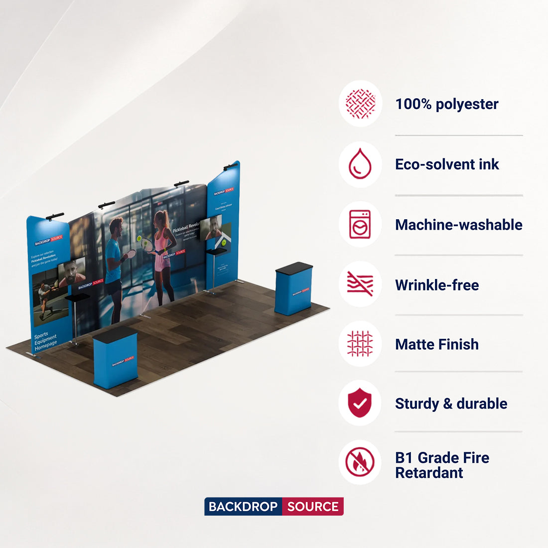 Tragbares Ausstellungsdisplay 6m x 3m – Modell 2