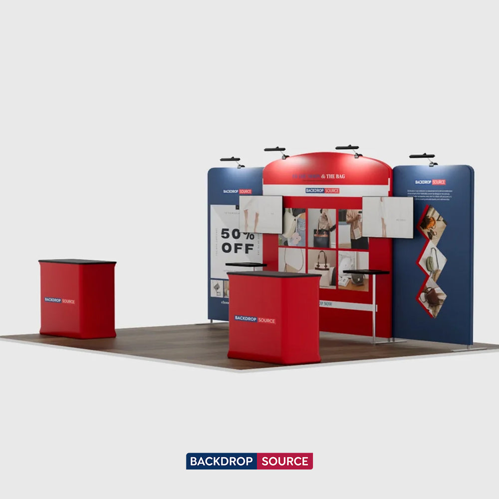 Tragbares Ausstellungsdisplay 6m x 3m – Modell 7