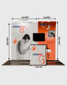 Tragbares Messedisplay 3m x 3m – Modell 14
