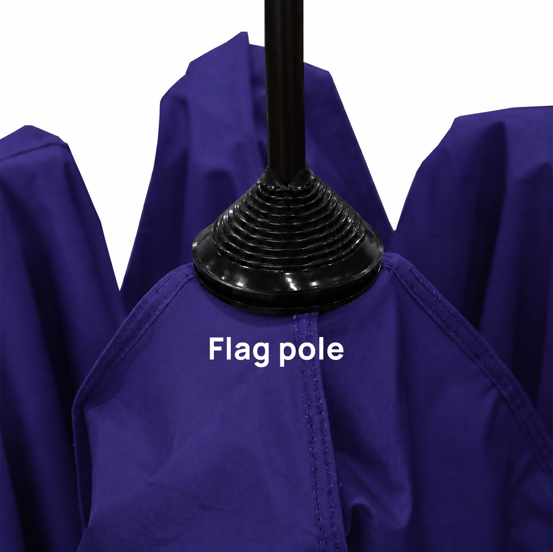 Bedruckte Stofffahne für die Spitze des Markisenzelts