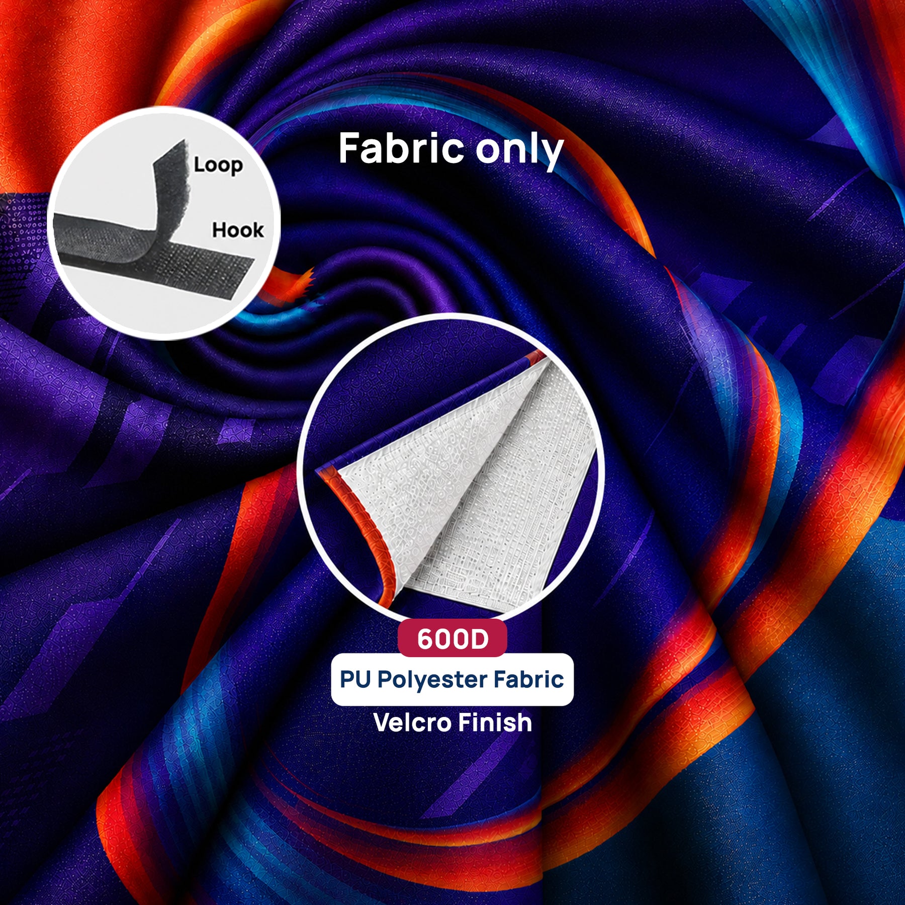 Bedruckte Stofffahne für die Spitze des Markisenzelts