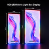 RGB-LED-Stoff-Leuchtkasten-Display