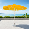 Runde Marktschirme mit Volants – 3m x 3m