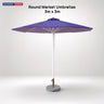 Round Market Umbrellas – 3m x 3m