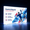 Rahmenlose SEG-Stoff-LED-Leuchtbox – 4m W x 2.5m H