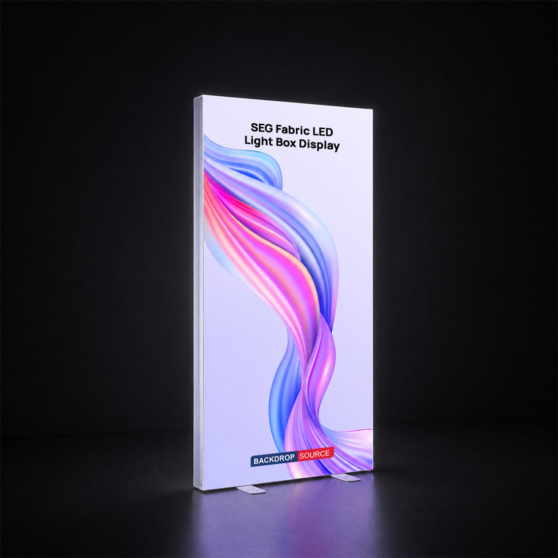 Rahmenloses SEG-Stoff-LED-Leuchtkastendisplay – 1m B x 2m H