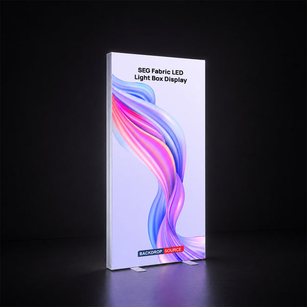 Rahmenloses SEG-Stoff-LED-Leuchtkastendisplay – 1m B x 2m H