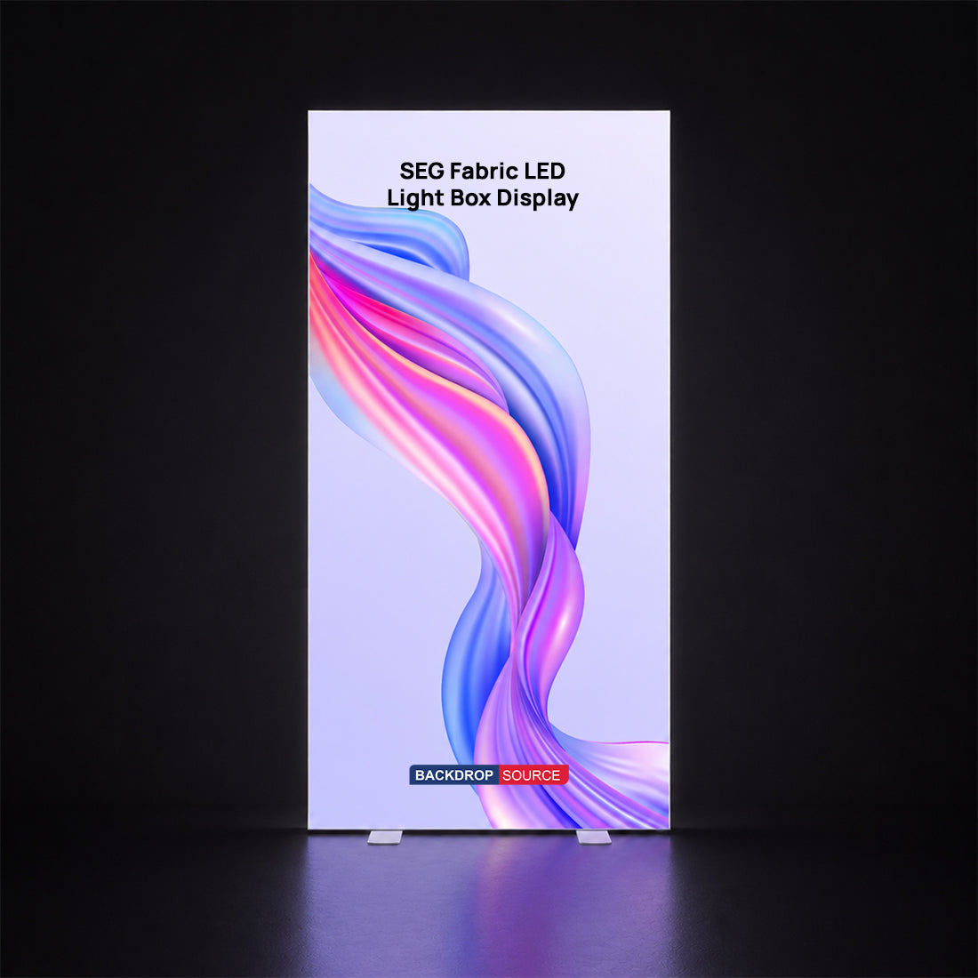 Rahmenloses SEG-Stoff-LED-Leuchtkastendisplay – 1m B x 2m H