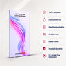 Rahmenloses SEG-Stoff-LED-Leuchtkastendisplay – 1m B x 2m H